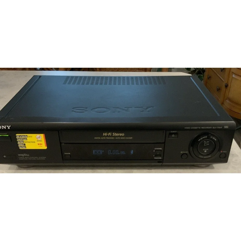 Sony SLV-775HF Hi-Fi Stereo 4-Head VCR VHS Player Recorder TESTED WORKS